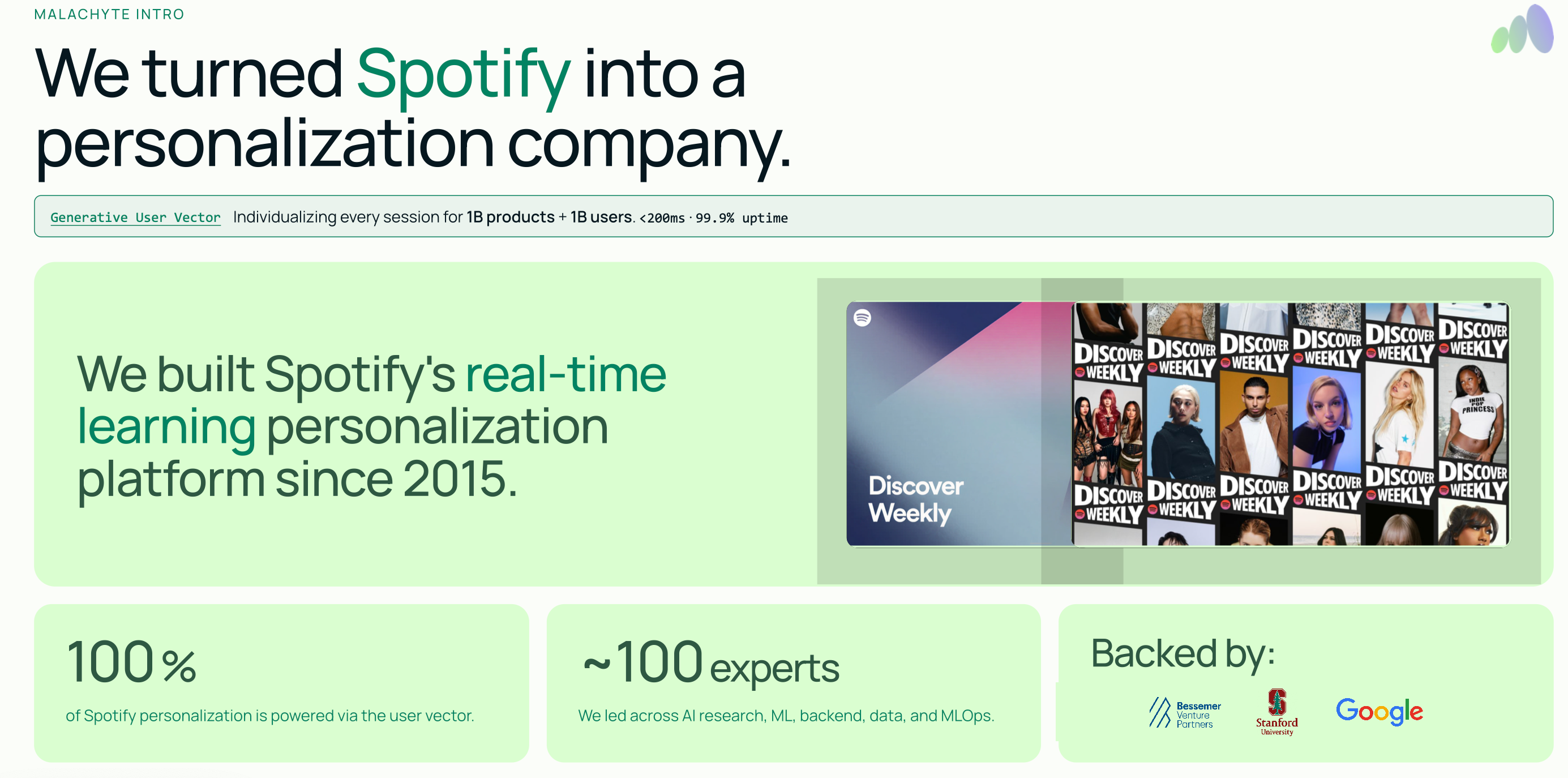 We turned Spotify into a personalization company.